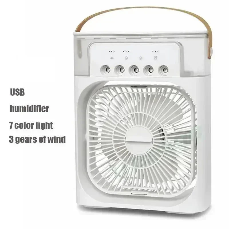 3-in-1 Mini Air Cooler Fan with Night Light