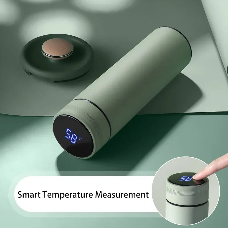 500ml Thermos Flask with Temperature Display