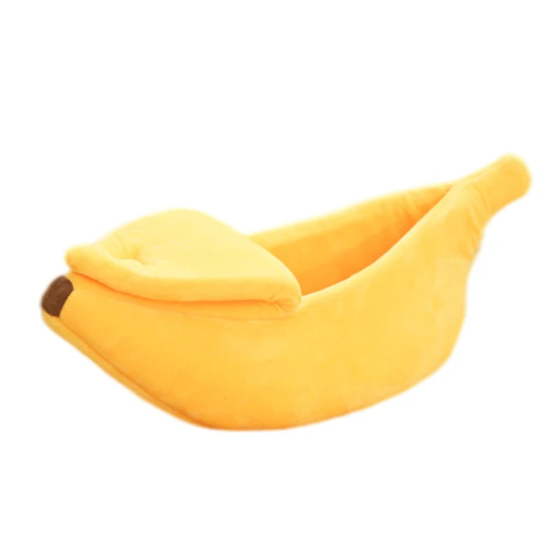 Banana Cat Bed Cosy Pet Cave