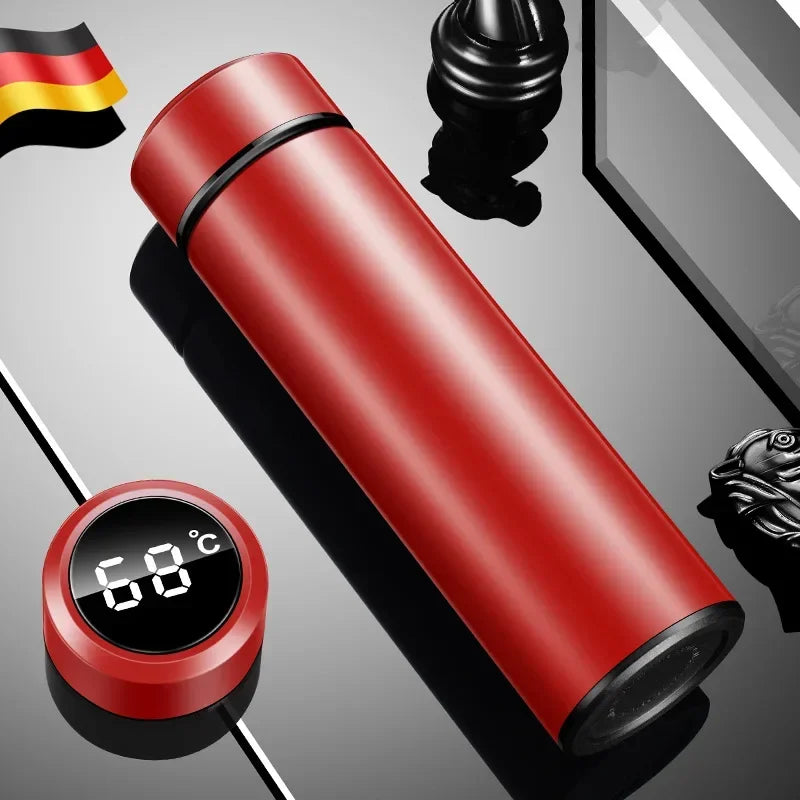 500ml Thermos Flask with Temperature Display
