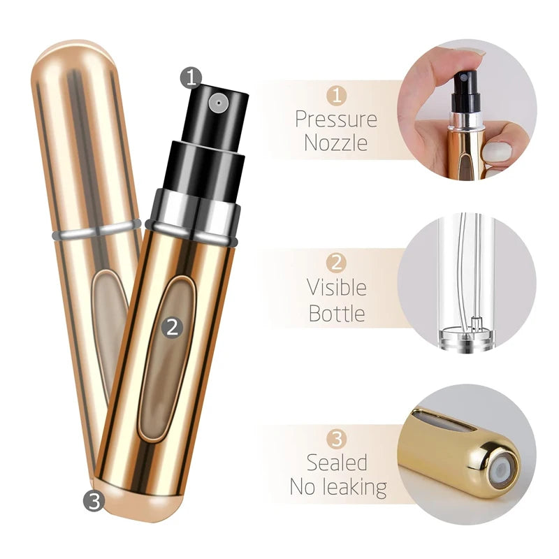 5ml Refillable Perfume Atomizer Spray Bottle