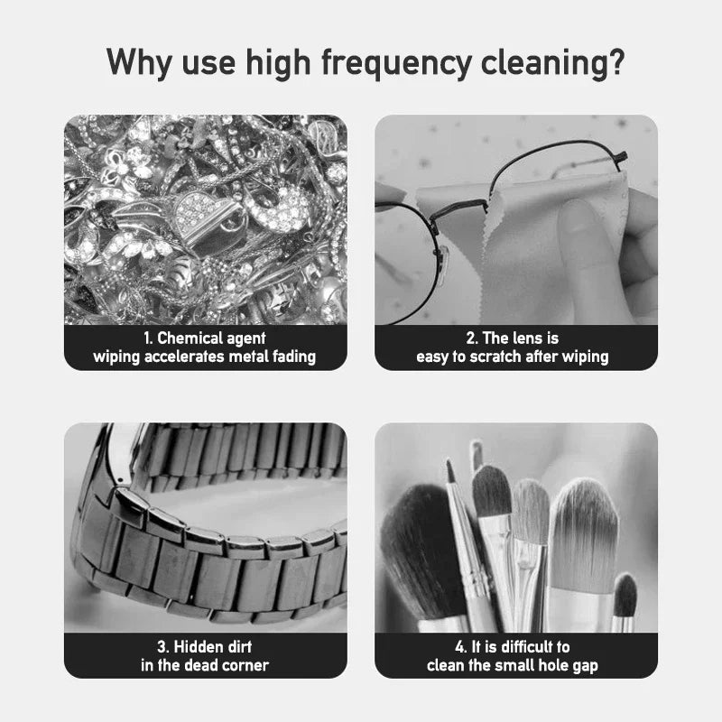 Ultrasonic Cleaner for Jewellery and Glasses