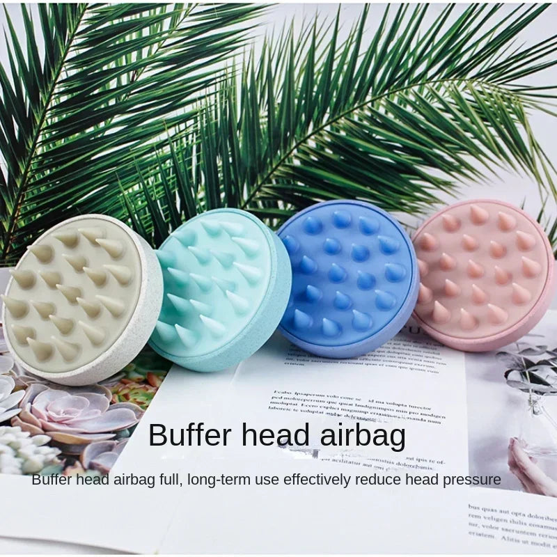 Cushioned Scalp Massage & Shampoo Brush