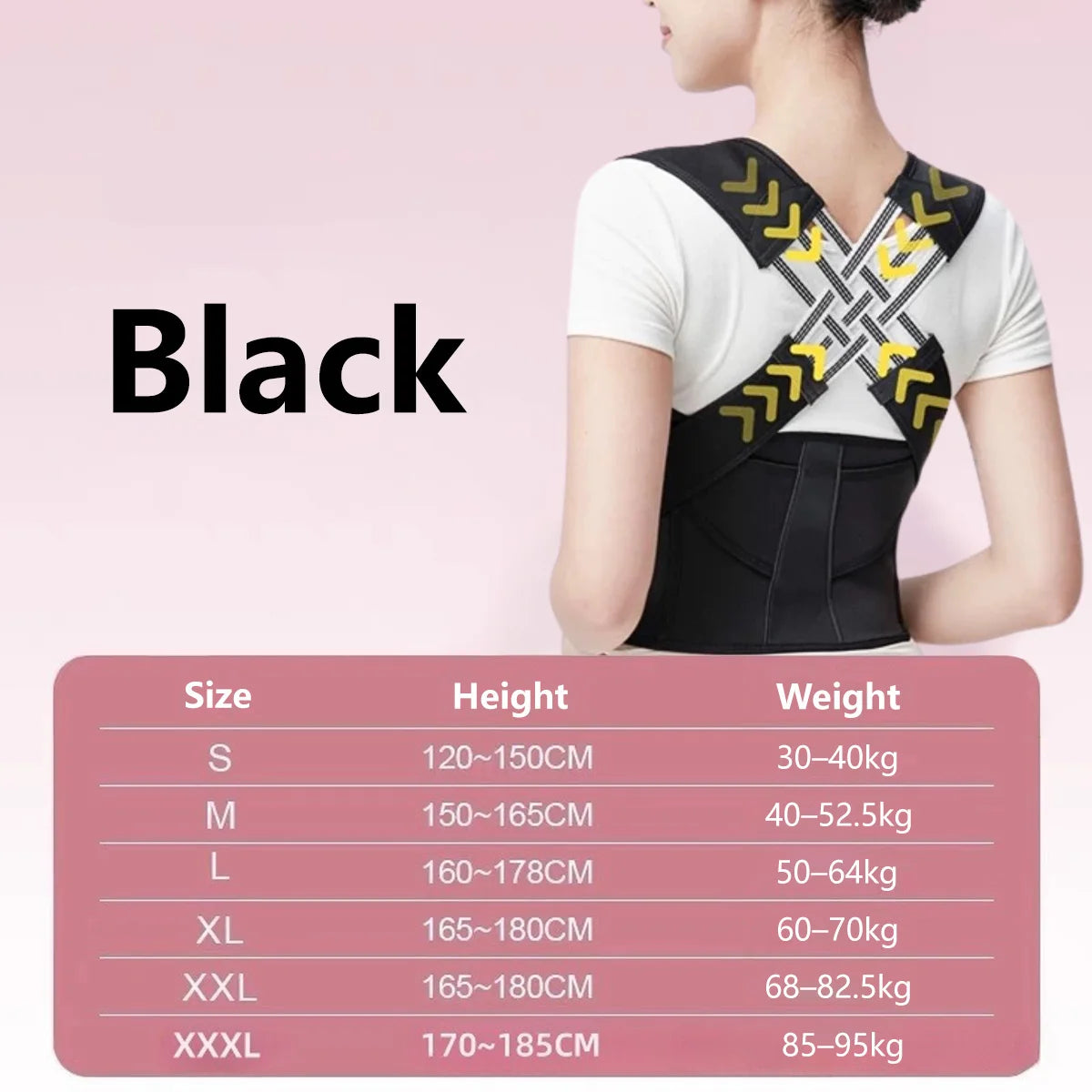 Adjustable Posture Support Back Brace
