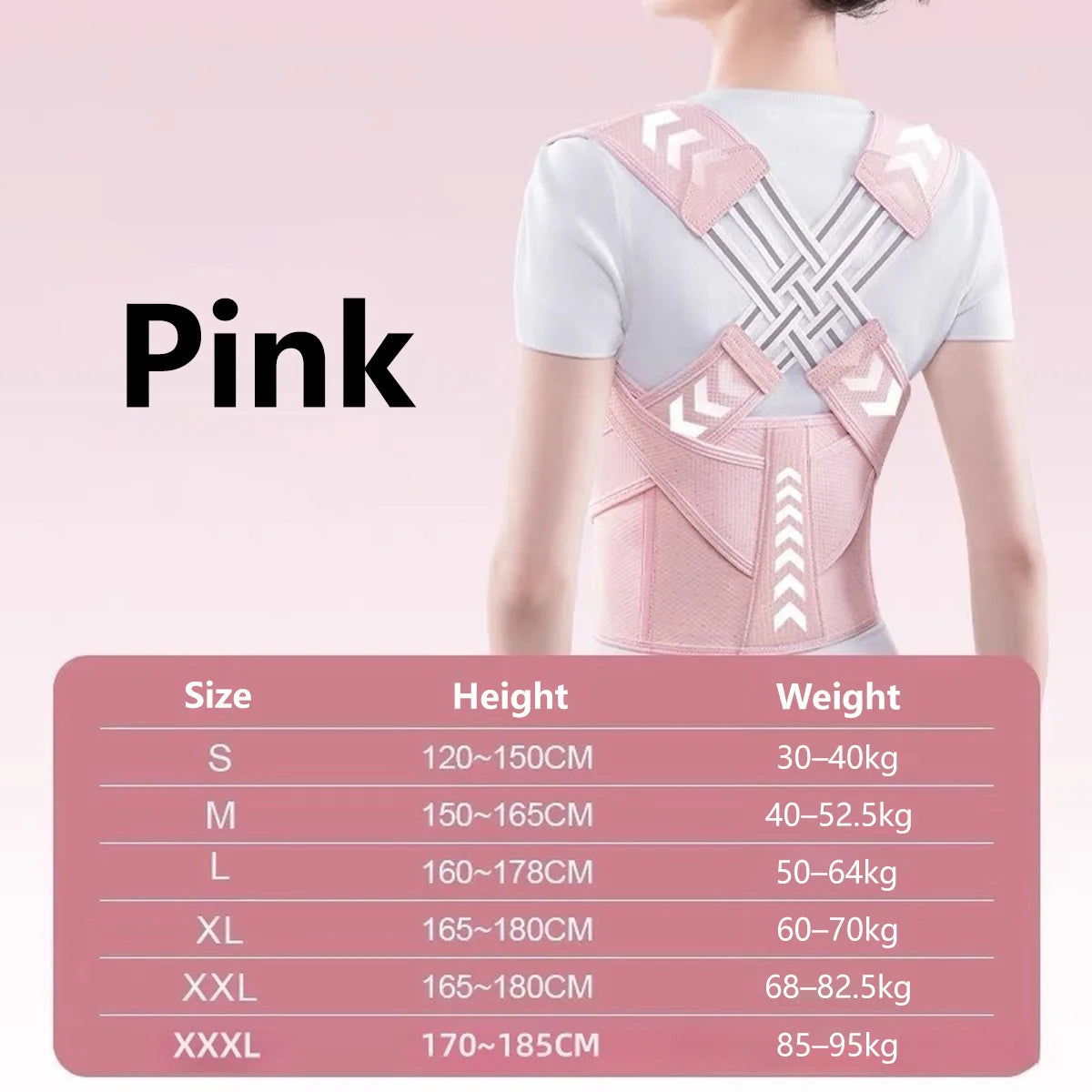 Adjustable Posture Support Back Brace