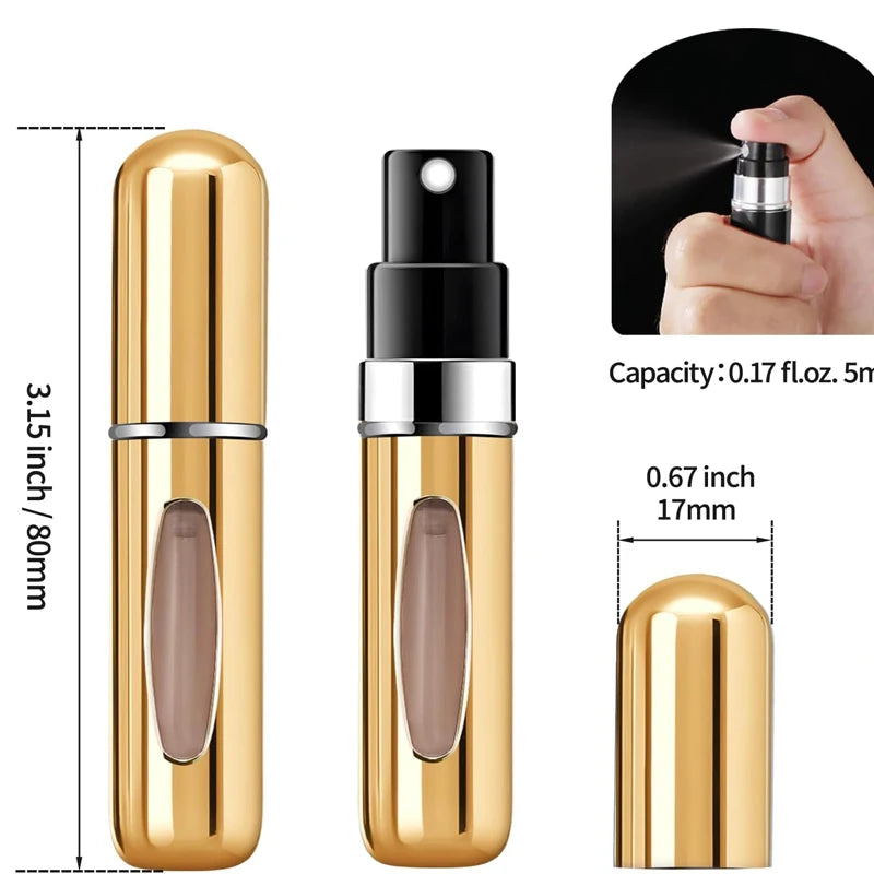 5ml Refillable Perfume Atomizer Spray Bottle