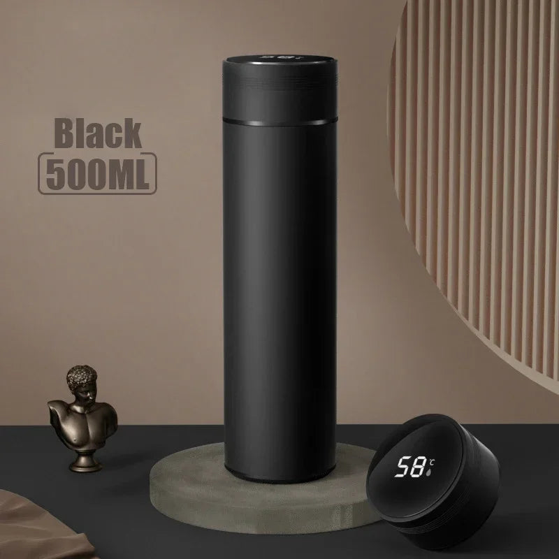 500ml Thermos Flask with Temperature Display