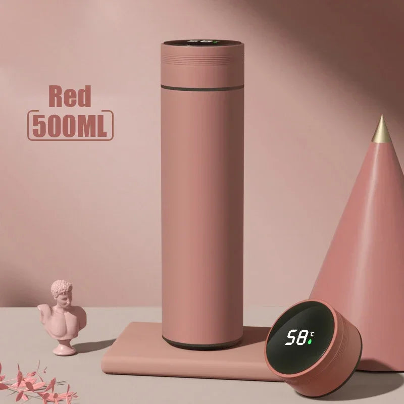 500ml Thermos Flask with Temperature Display