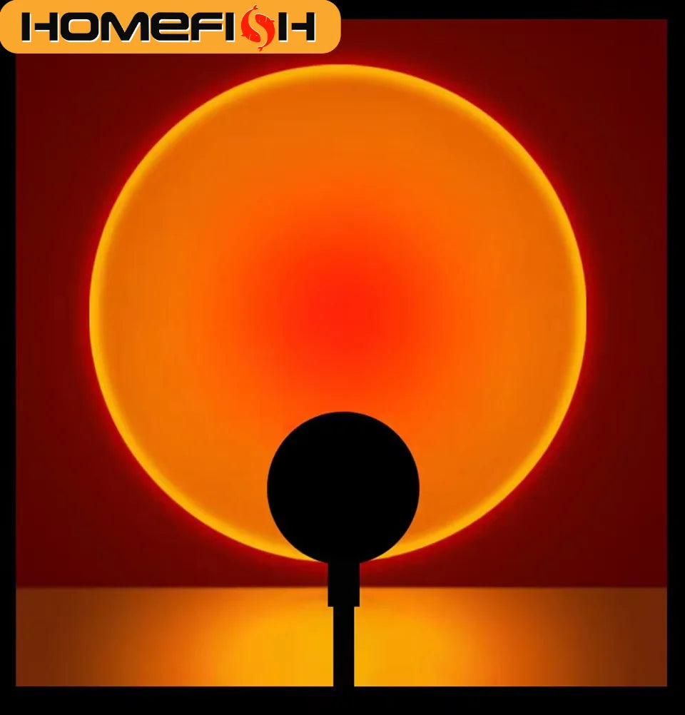 LED Sunset Projection Lamp