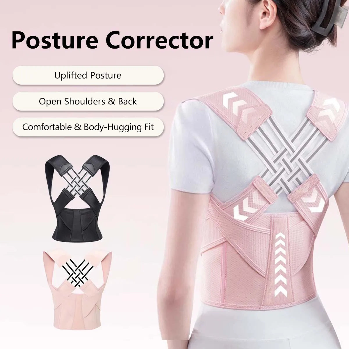 Adjustable Posture Support Back Brace