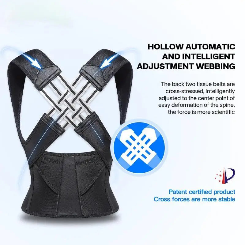 Adjustable Posture Support Back Brace