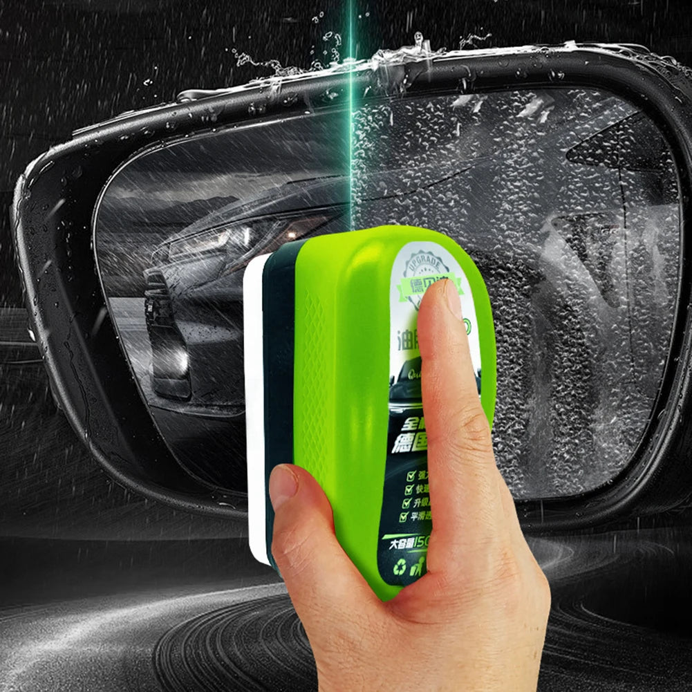 Car Glass Oil Film Remover Brush Kit