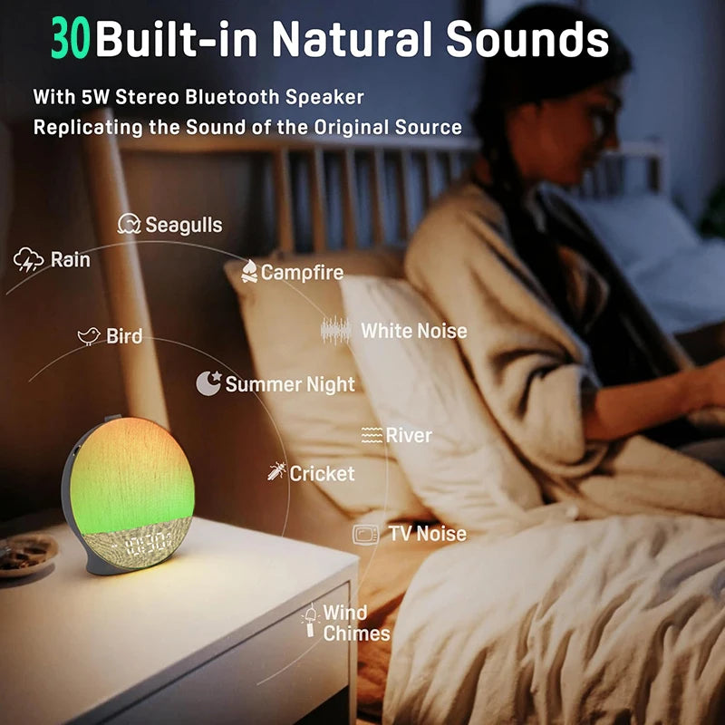 Sunrise Alarm Clock with Sound Machine
