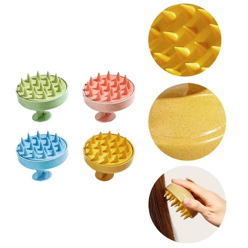 Cushioned Scalp Massage & Shampoo Brush