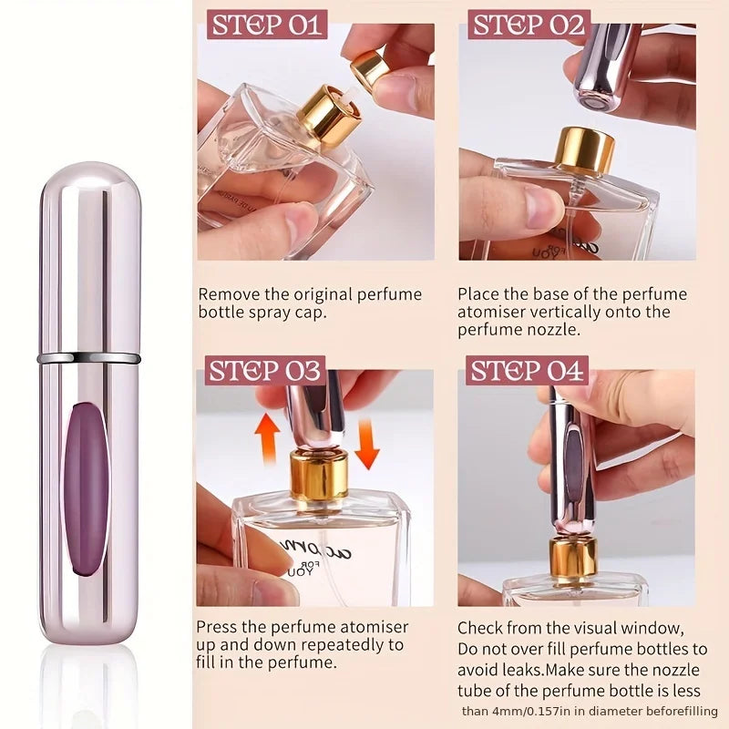 5ml Refillable Perfume Atomizer Spray Bottle