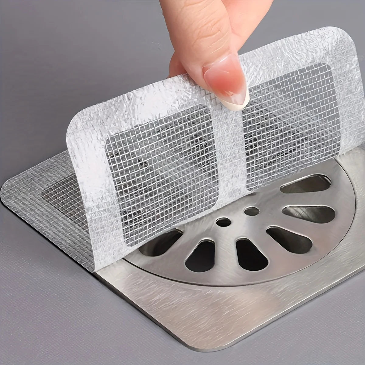 Self-Adhesive Drain Hair Filter Mesh Roll