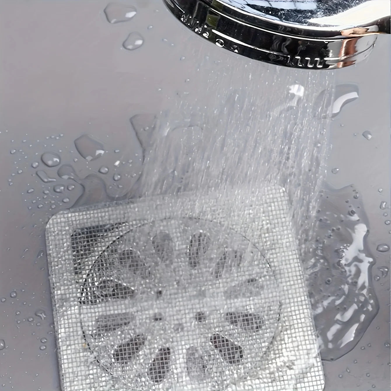 Self-Adhesive Drain Hair Filter Mesh Roll