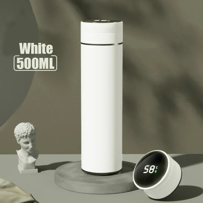 500ml Thermos Flask with Temperature Display