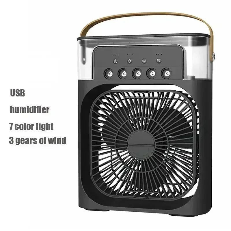 3-in-1 Mini Air Cooler Fan with Night Light