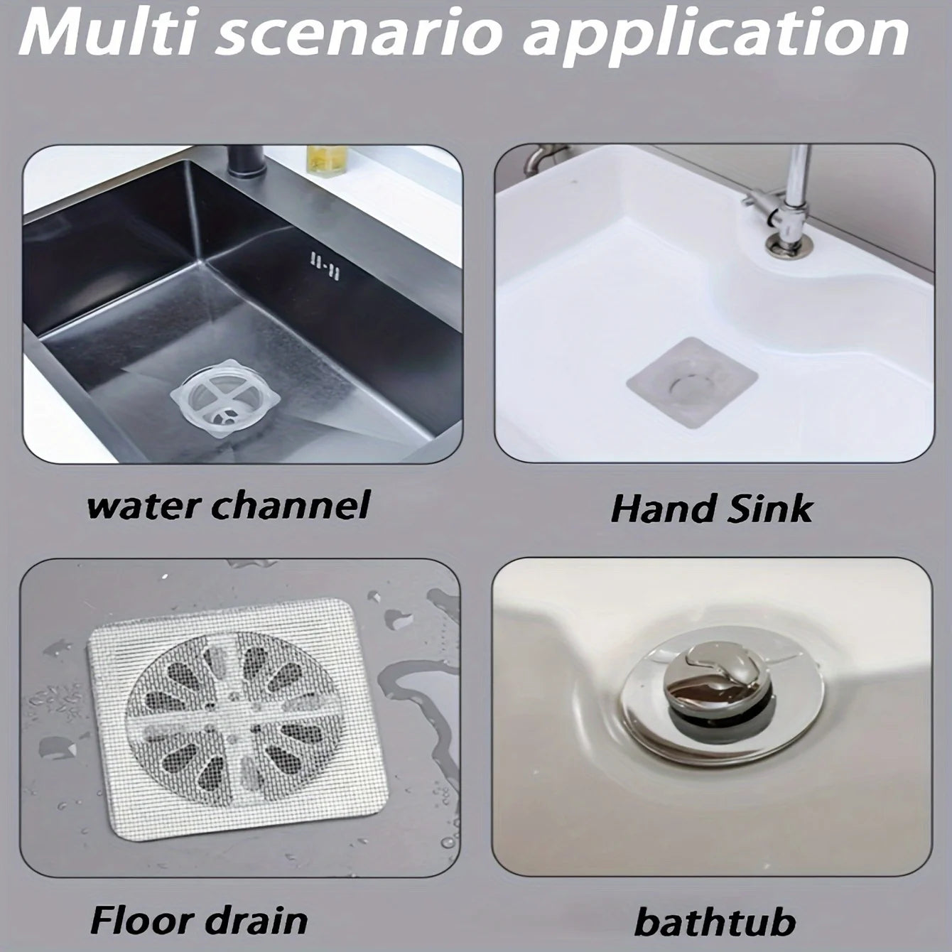 Self-Adhesive Drain Hair Filter Mesh Roll